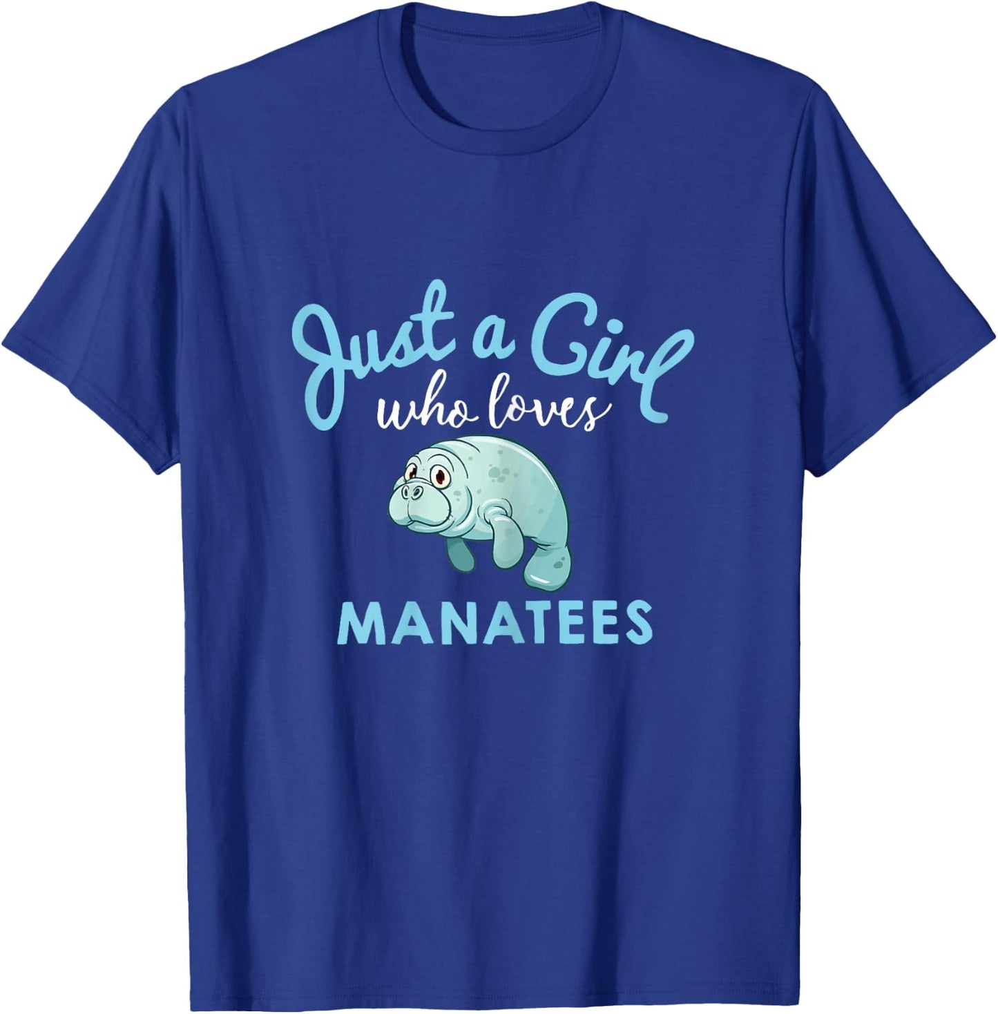 Manatee & Girls T-Shirt - T-Shirt | Royal
