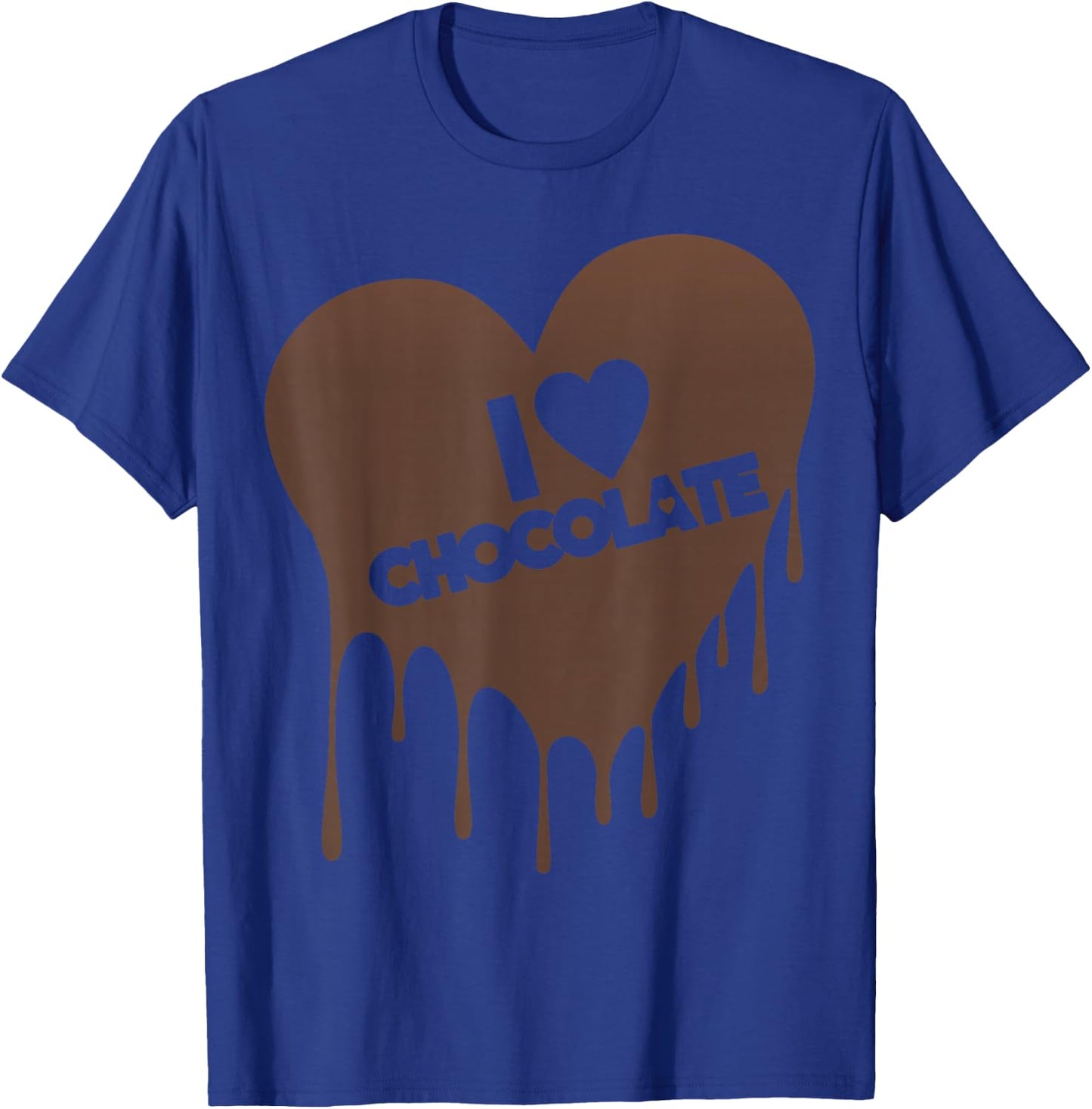I Love Chocolate - Candy Heart Lover Shirt T-Shirt - T-Shirt | Royal