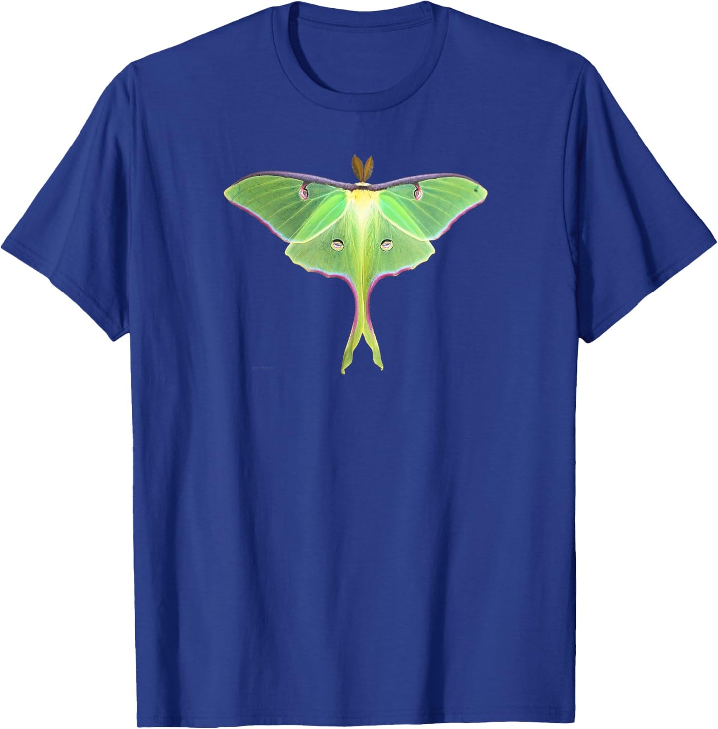 Luna Moth Beautiful Nature Butterfly Gift Lg T-Shirt - T-Shirt | Royal