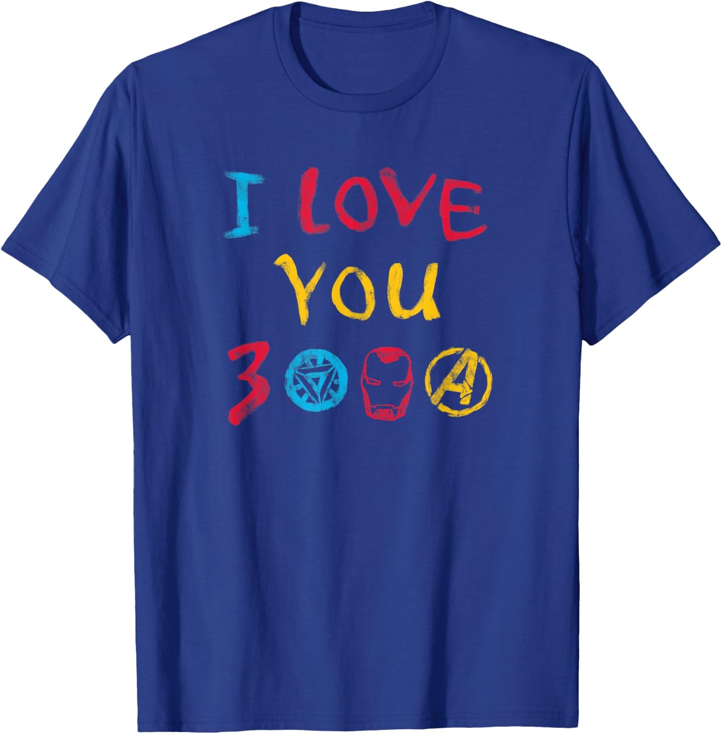Marvel Avengers: Endgame I Love You 3000 Drawing T-Shirt - T-Shirt | Royal