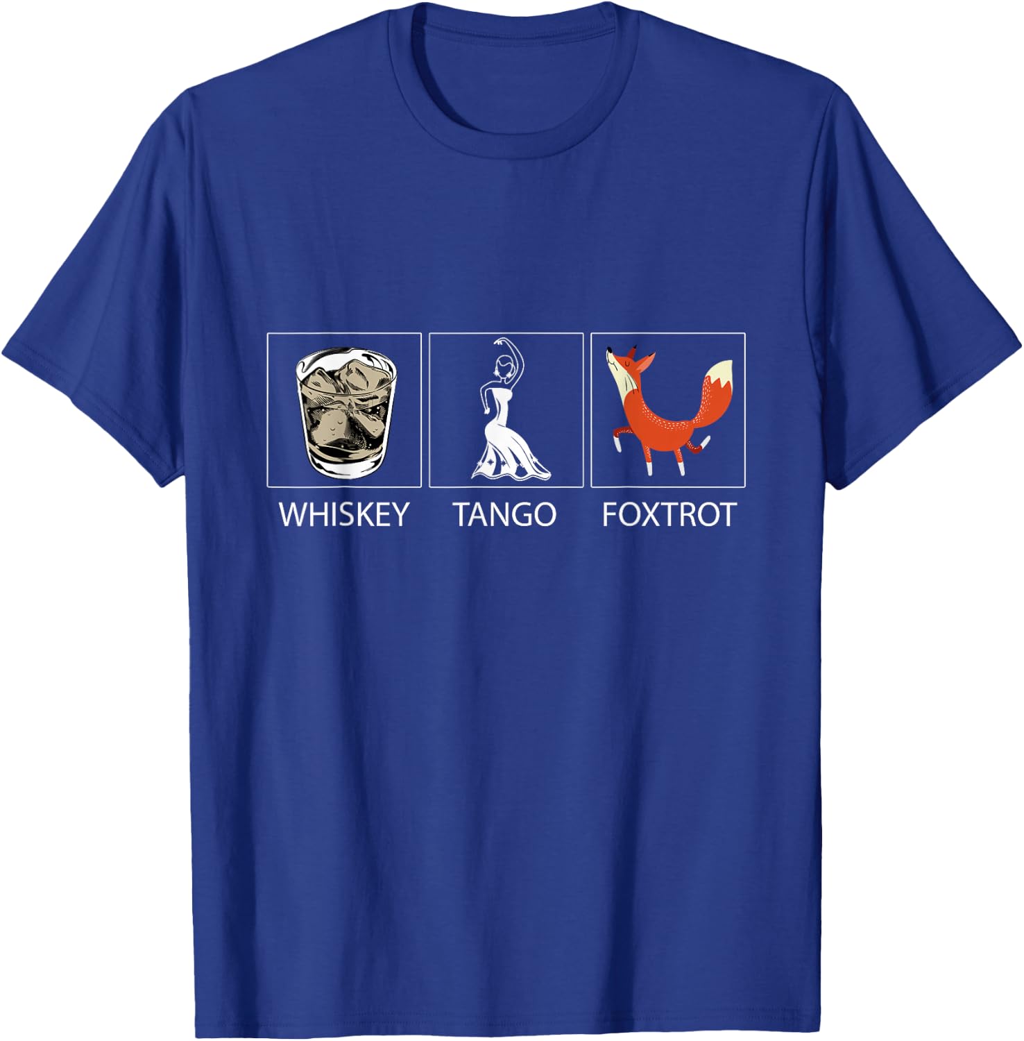 Whiskey Tango Foxtrot Shirt Funny Novelty T-Shirt - T-Shirt | Royal