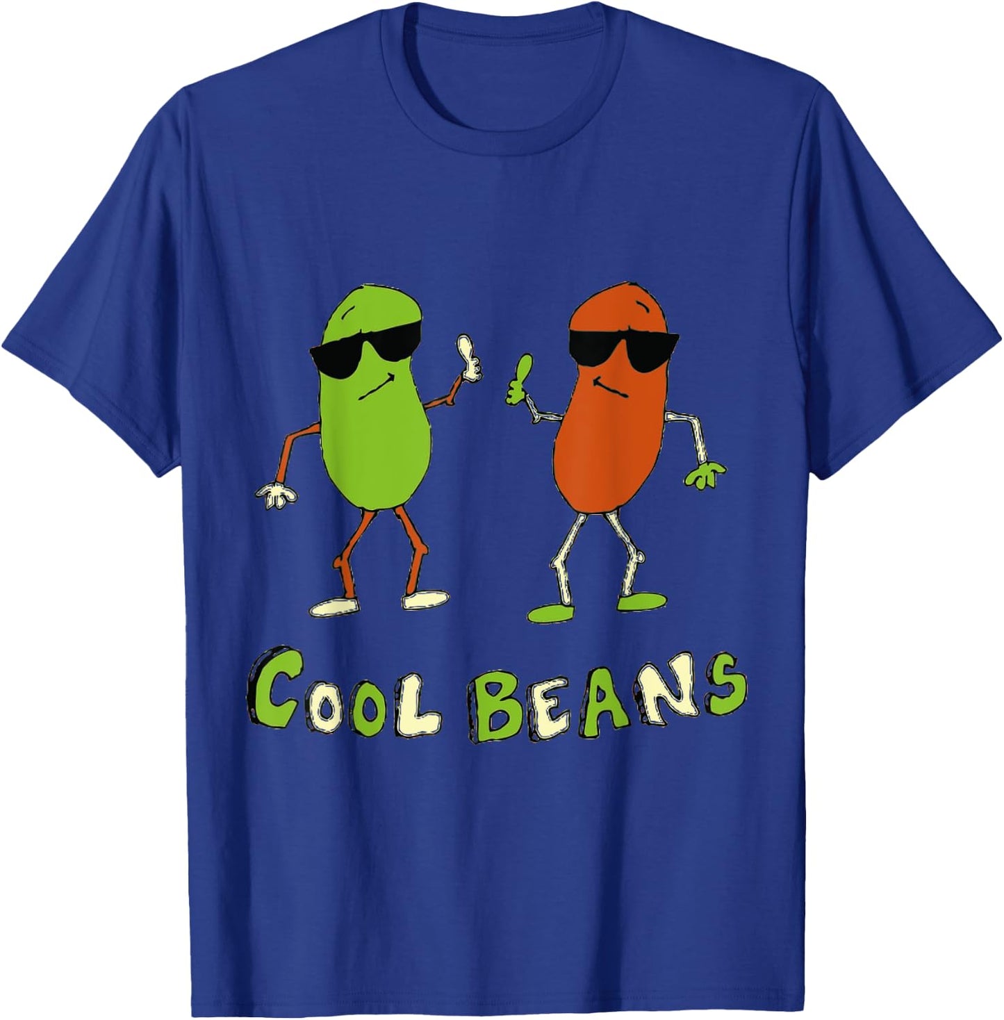 Retro 80's Cool Beans T-Shirt - T-Shirt | Royal