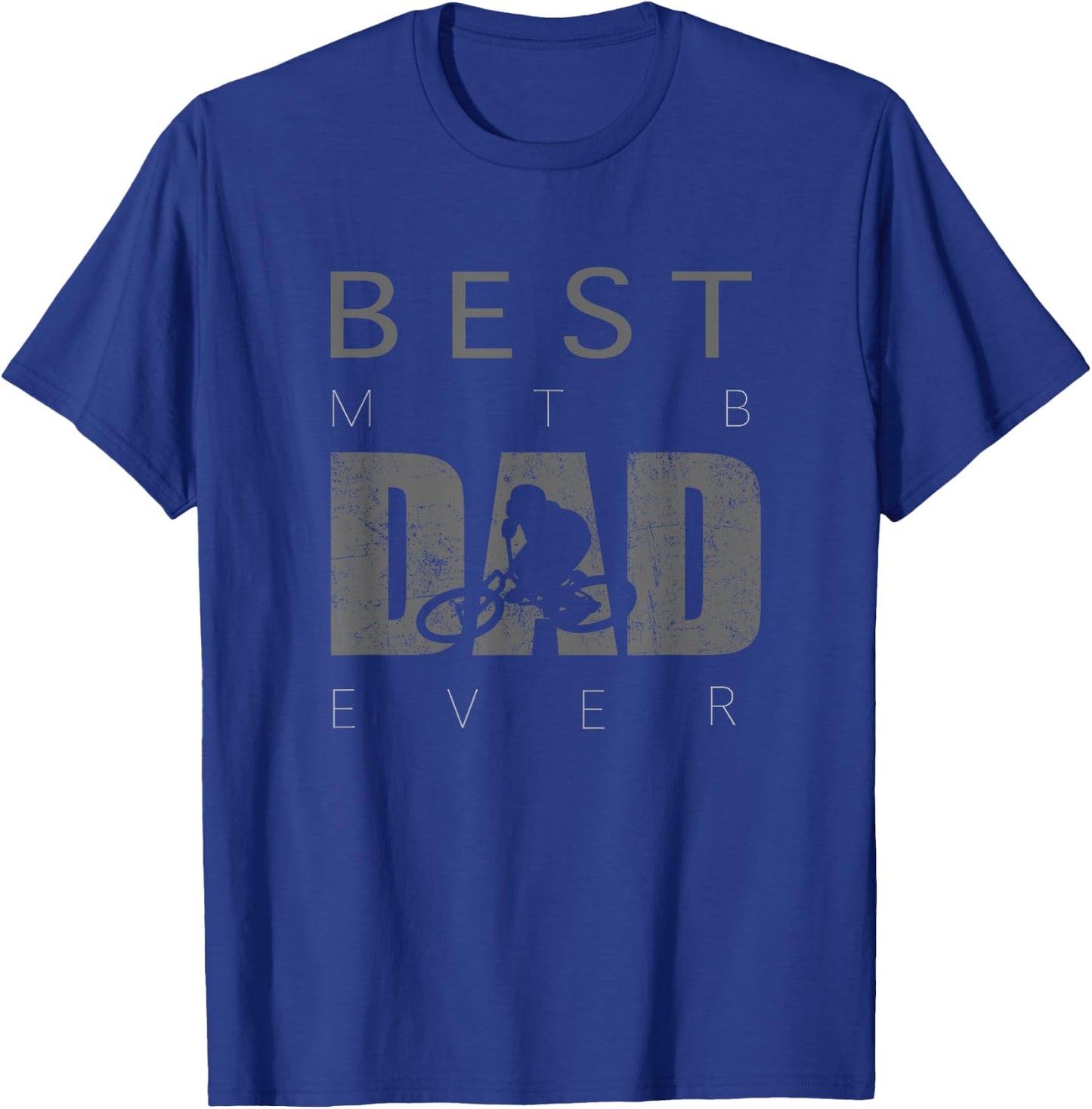 Best MTB Dad Ever Mountain Bike Shirt - Vintage MTB T Shirt T-Shirt - T-Shirt | Royal