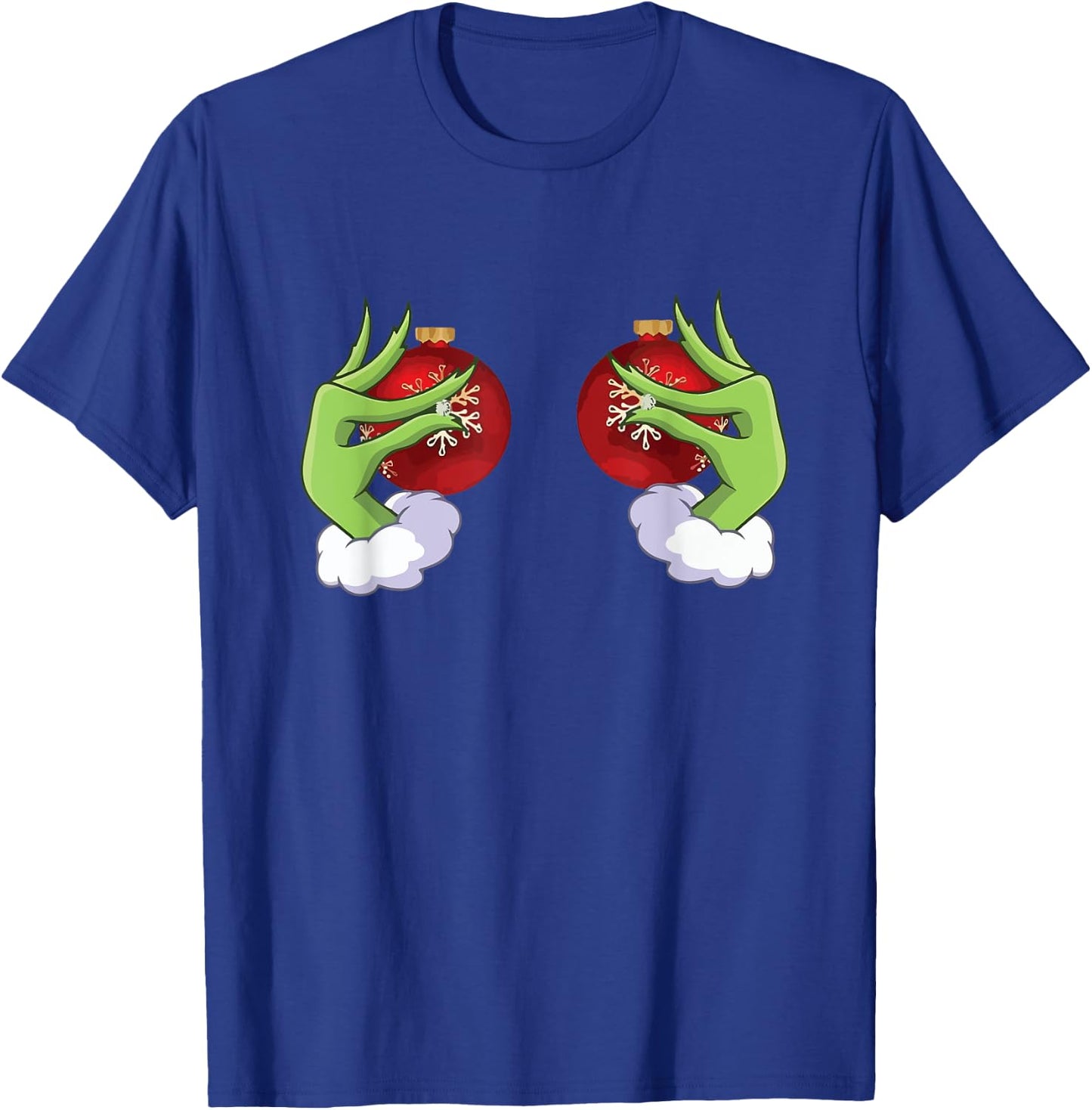 Funny Elf Heart Hands Love Christmas T-Shirt - T-Shirt | Royal
