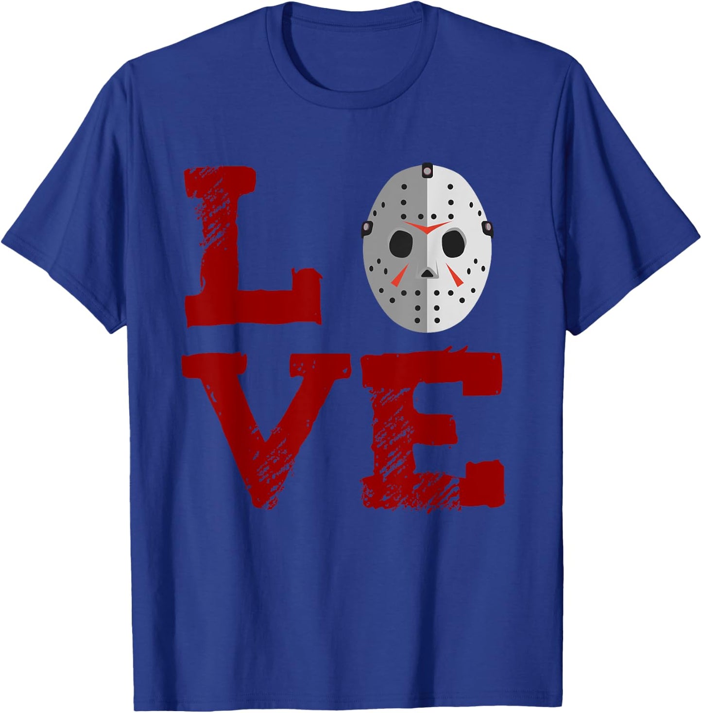Jason Mask Love Shirt T-Shirt - T-Shirt | Royal