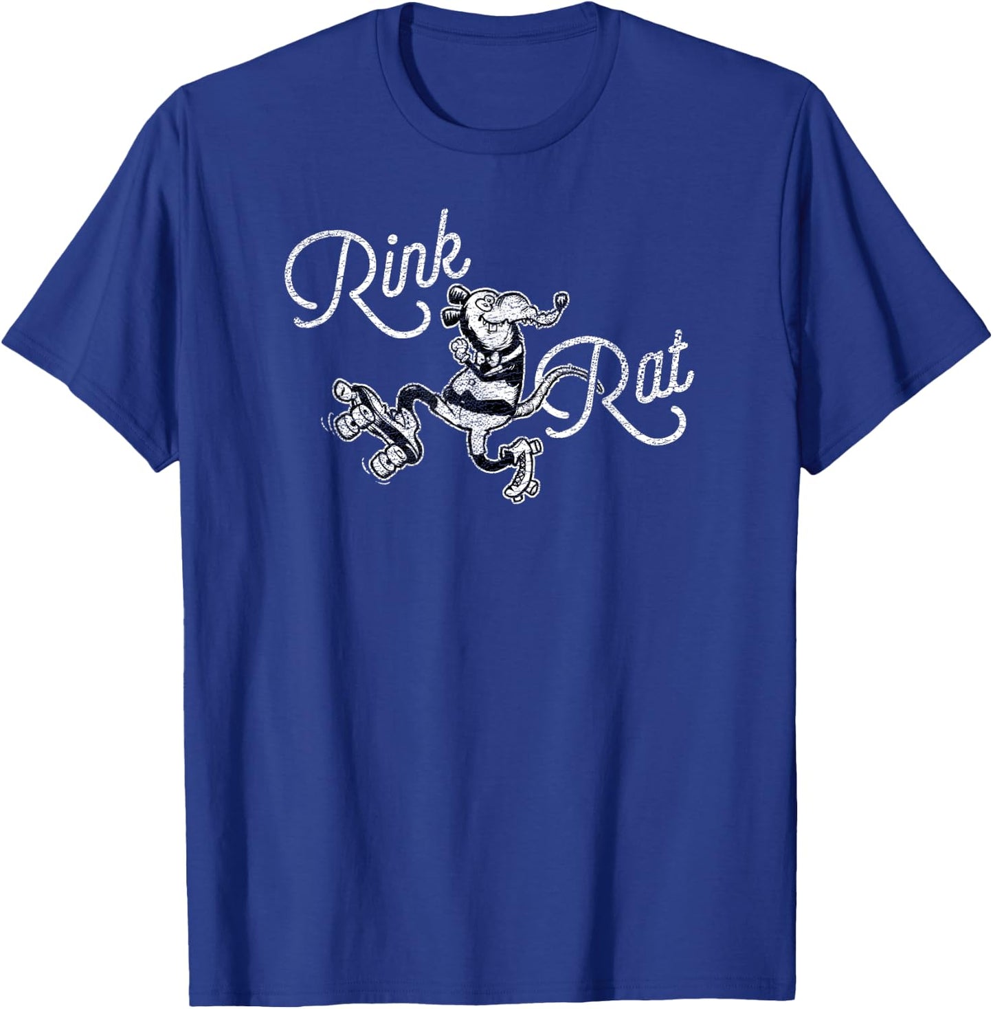 Roller-Skating Weird Rink Rat - Old School Skate T-Shirt - T-Shirt | Royal