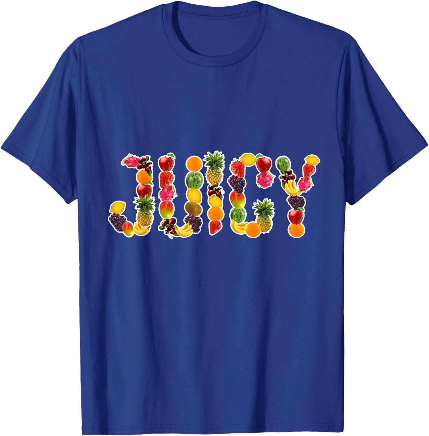 Fruit Aparrel & Outfits for Fruitarism Juicy Fruitarian Design Fruit Lover Black Small T-Shirt - T-Shirt | Royal