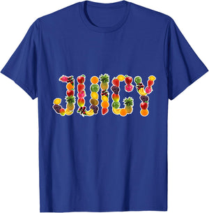 Fruit Aparrel & Outfits for Fruitarism Juicy Fruitarian Design Fruit Lover Black Small T-Shirt - T-Shirt | Royal