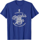 Memphis Blues Music USA Guitar Vintage T-Shirt - T-Shirt | Royal