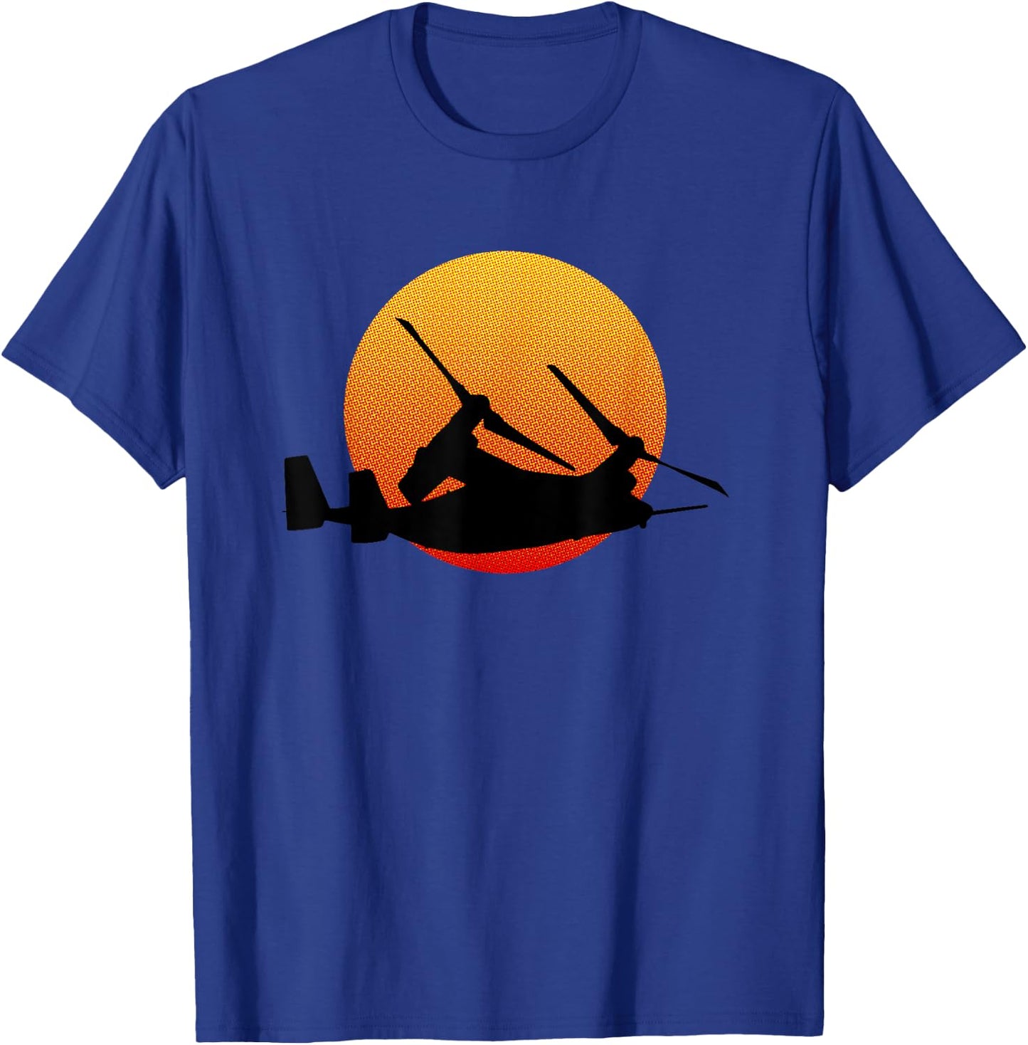 V-22 Osprey Aircraft Military History Lovers T-Shirt - T-Shirt | Royal