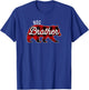 Big Brother Bear Red Buffalo Plaid Matching Family T-Shirt - T-Shirt | Royal