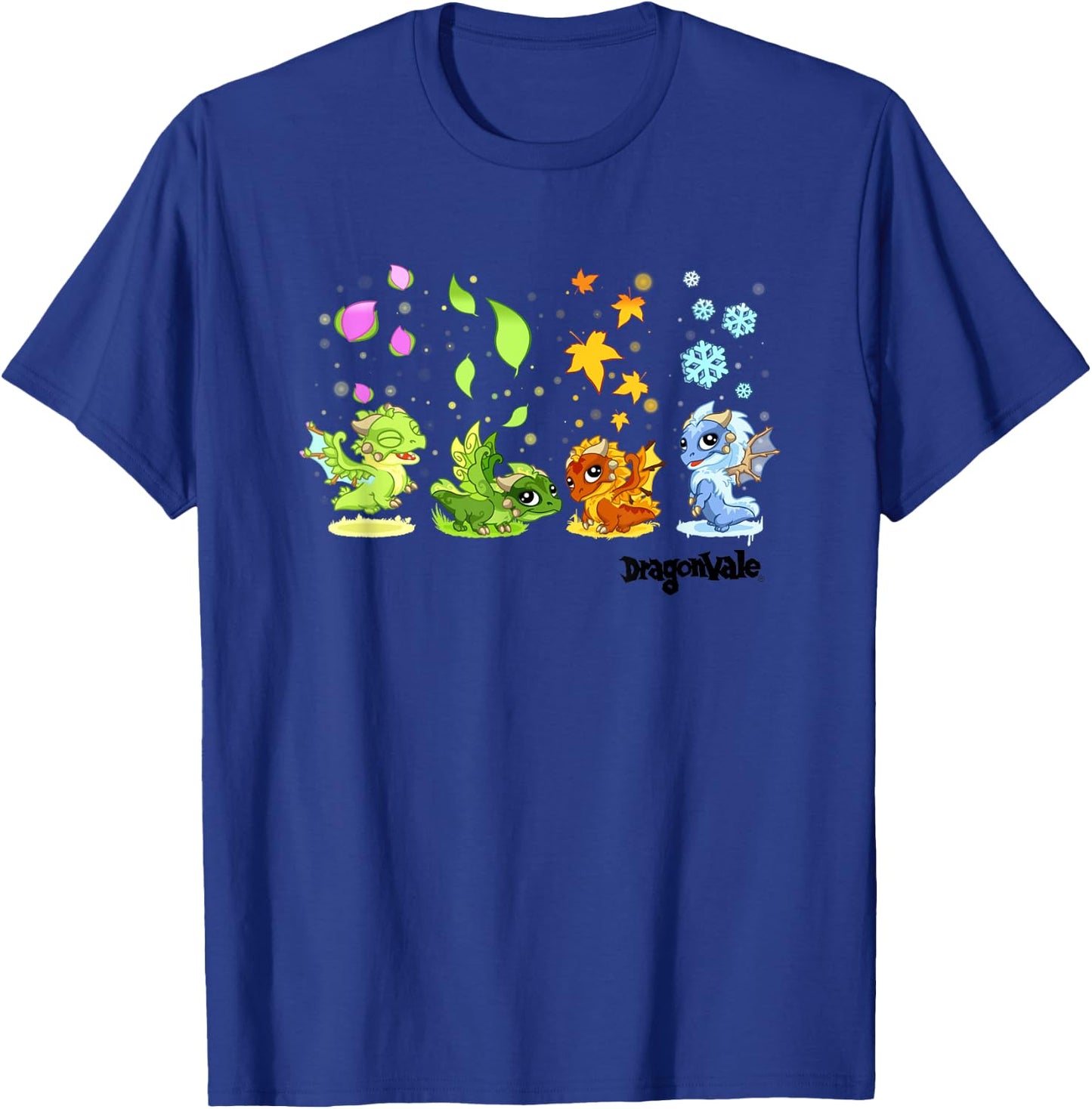 DragonVale: The Four Seasonal Dragon T-Shirt - T-Shirt | Royal