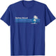 Balboa Island Vintage 80s Palm Trees Sunset T-Shirt - T-Shirt | Royal