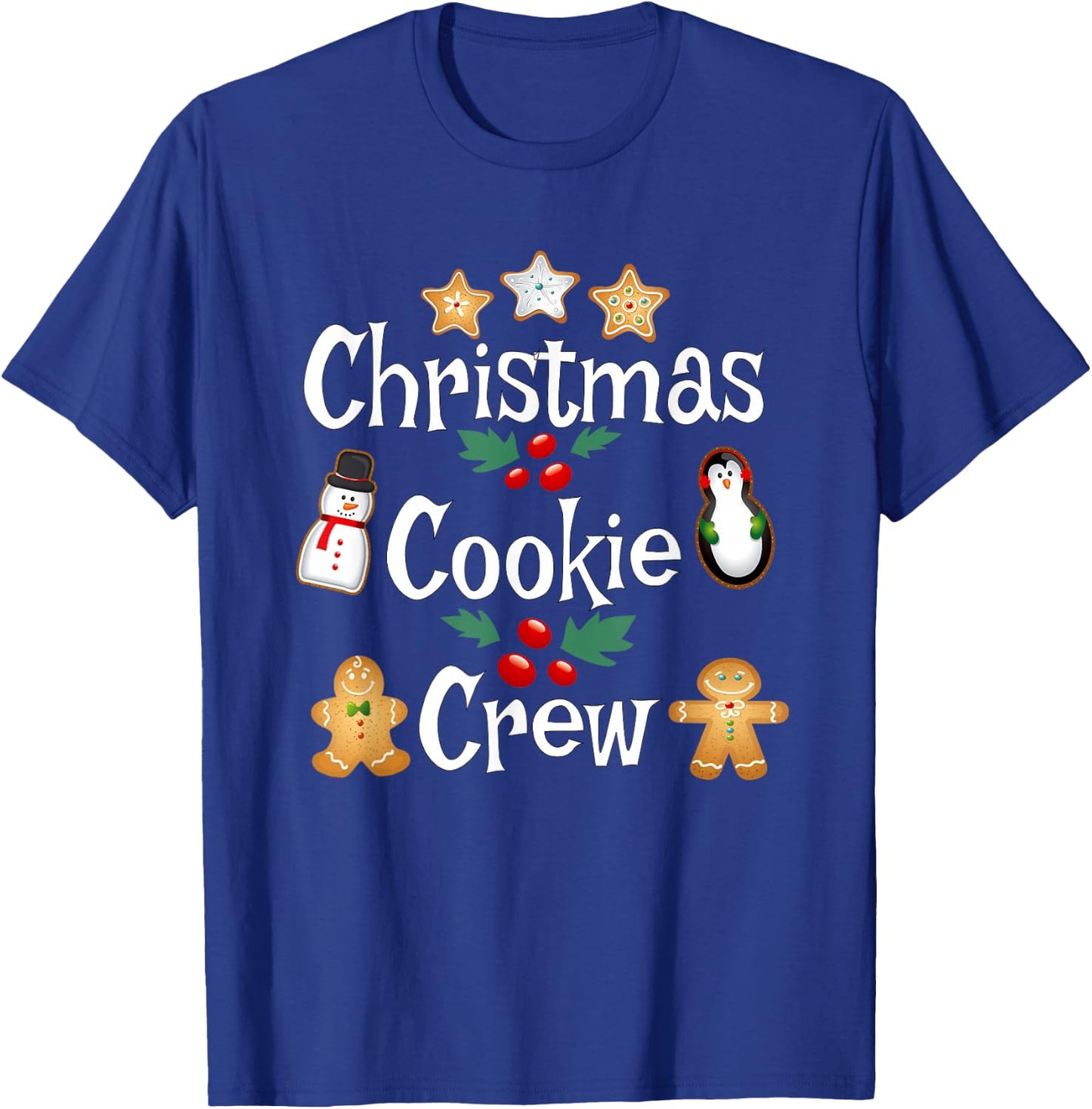 Bakers Christmas Cookie Crew Family Baking Team Holiday Cute T-Shirt - T-Shirt | Royal