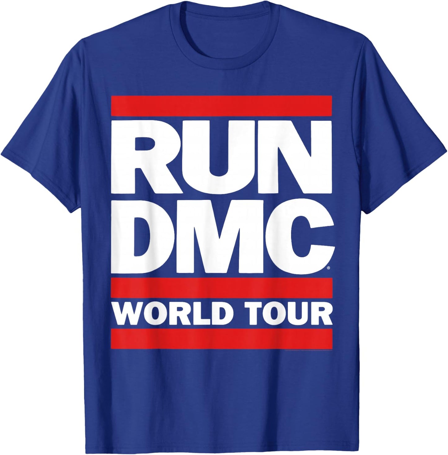 Run DMC Official World Tour Logo T-Shirt - T-Shirt | Royal