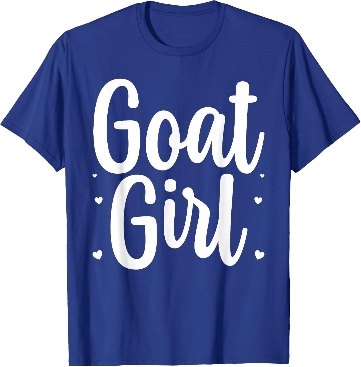 Cool Goat Design Girls Animal Farming Goat Lover T-Shirt - T-Shirt | Royal