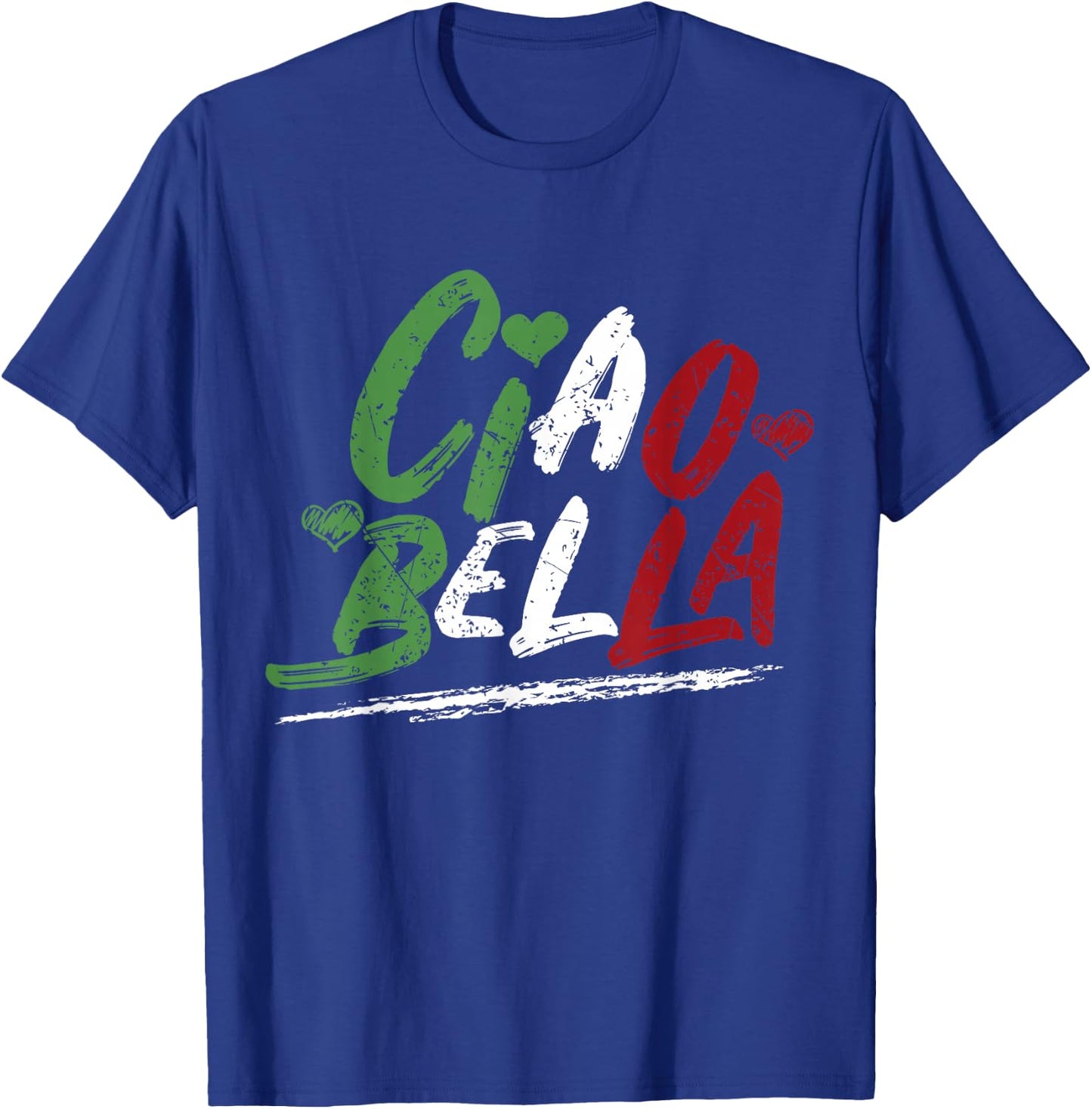 Ciao Bella Italy Flag Shirt, Italian T-Shirt - T-Shirt | Royal