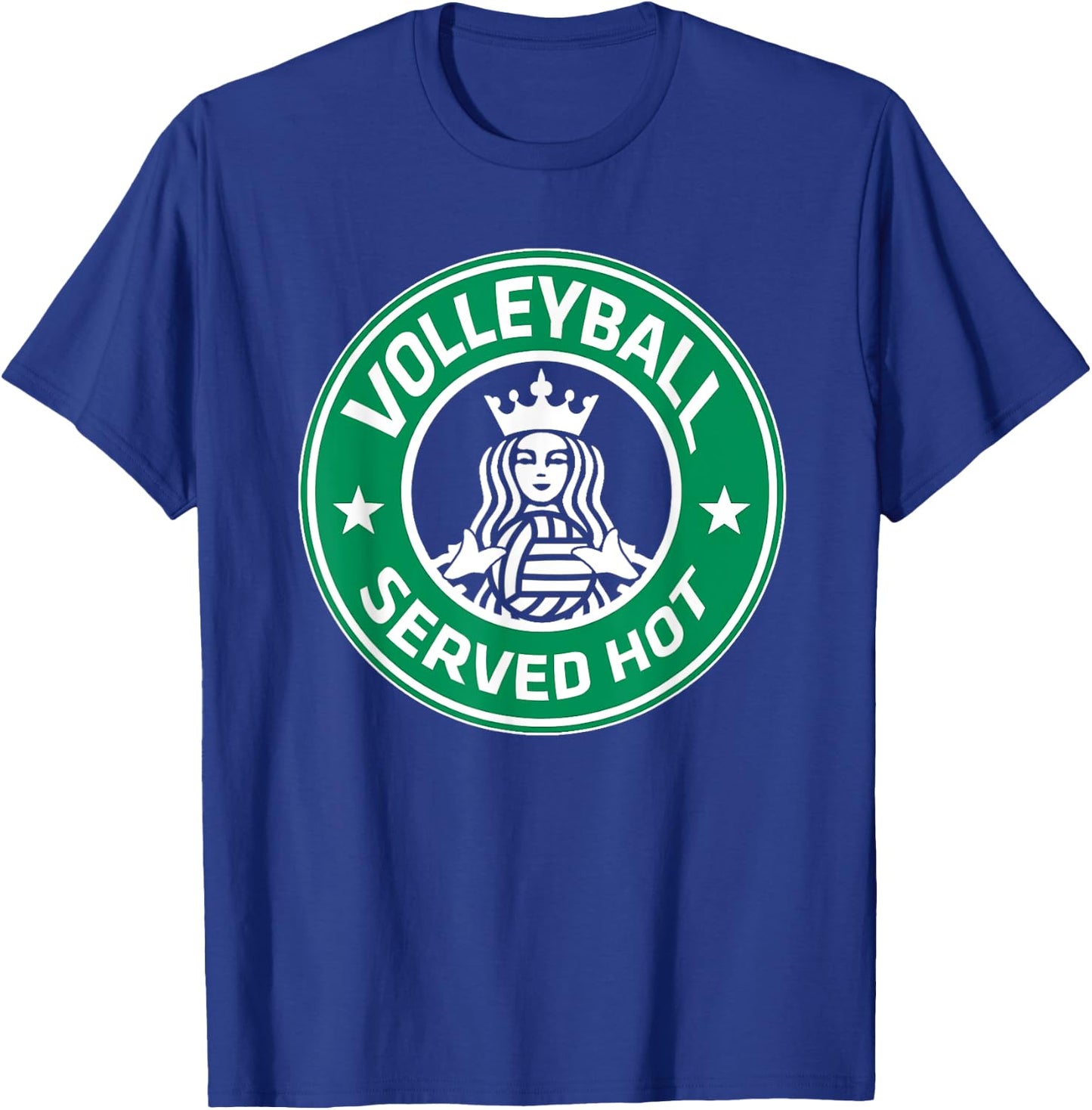 Volleyball Served Hot - Great Volleyball Player T-Shirt - T-Shirt | Royal