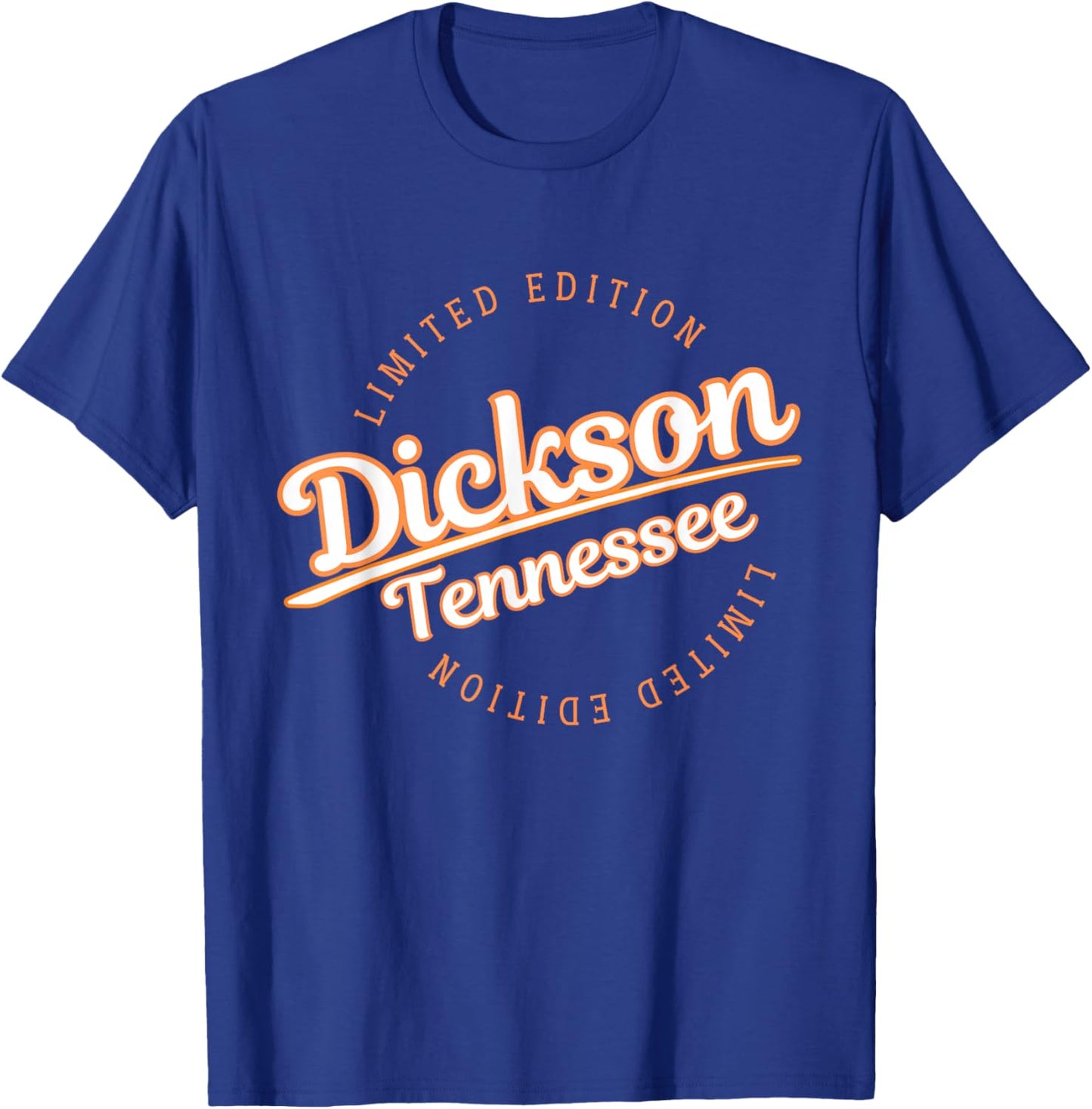 Retro Athletic Dickson TN Apparel T-Shirt - T-Shirt | Royal