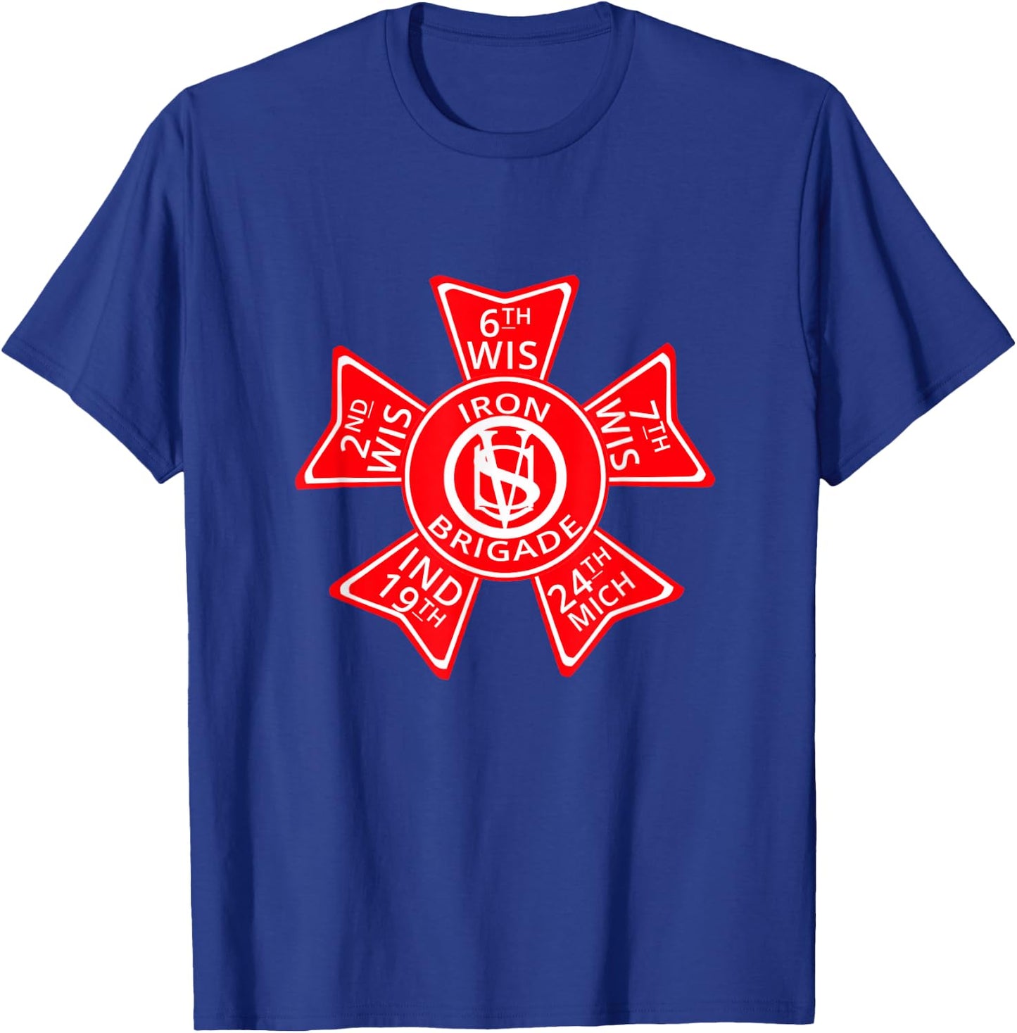 US Civil War Iron Brigade T-Shirt - T-Shirt | Royal