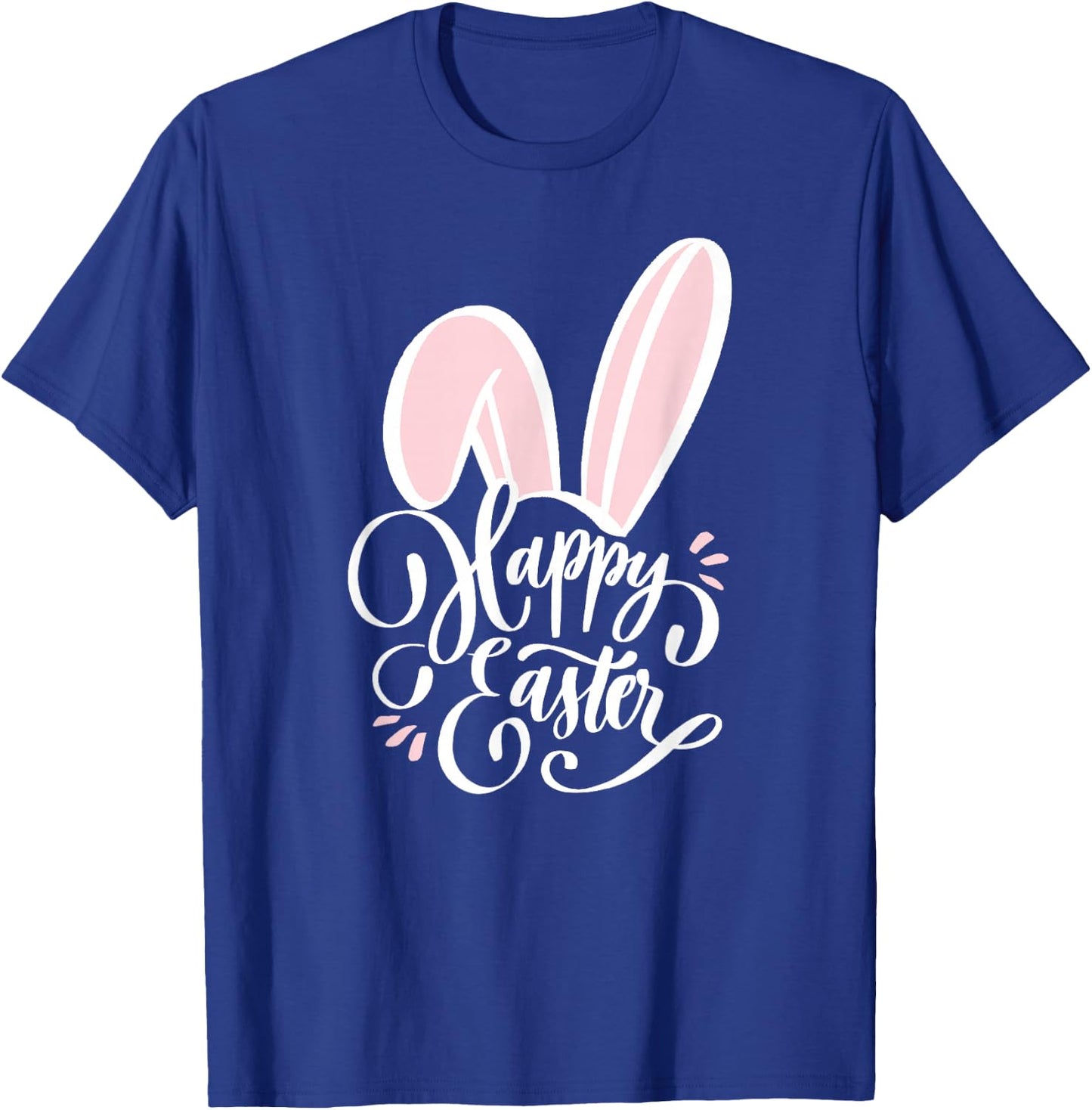 Happy Easter Bunny , Men and Kids to Hunt Eggs Small T-Shirt - T-Shirt | Royal