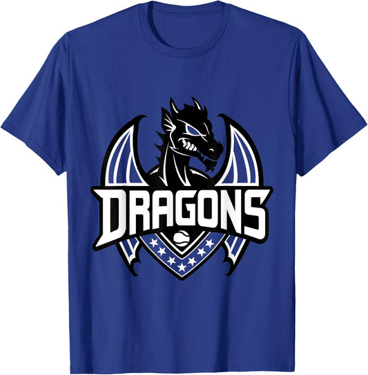 Dragons Baseball T-Shirt - T-Shirt | Royal