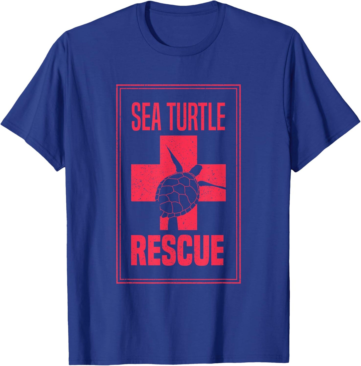 Sea Turtle Rescue Shirt Olive Ridley Loggerhead Helper Gift T-Shirt - T-Shirt | Royal
