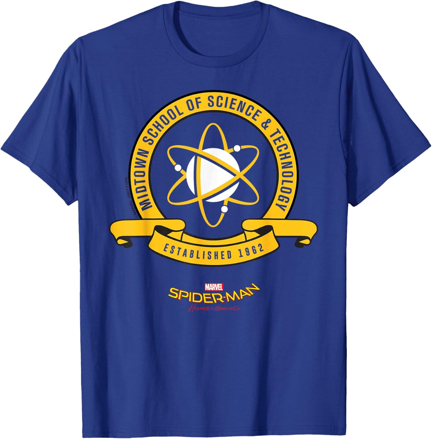Marvel Spider-Man Homecoming School Uniform T-Shirt - T-Shirt | Royal