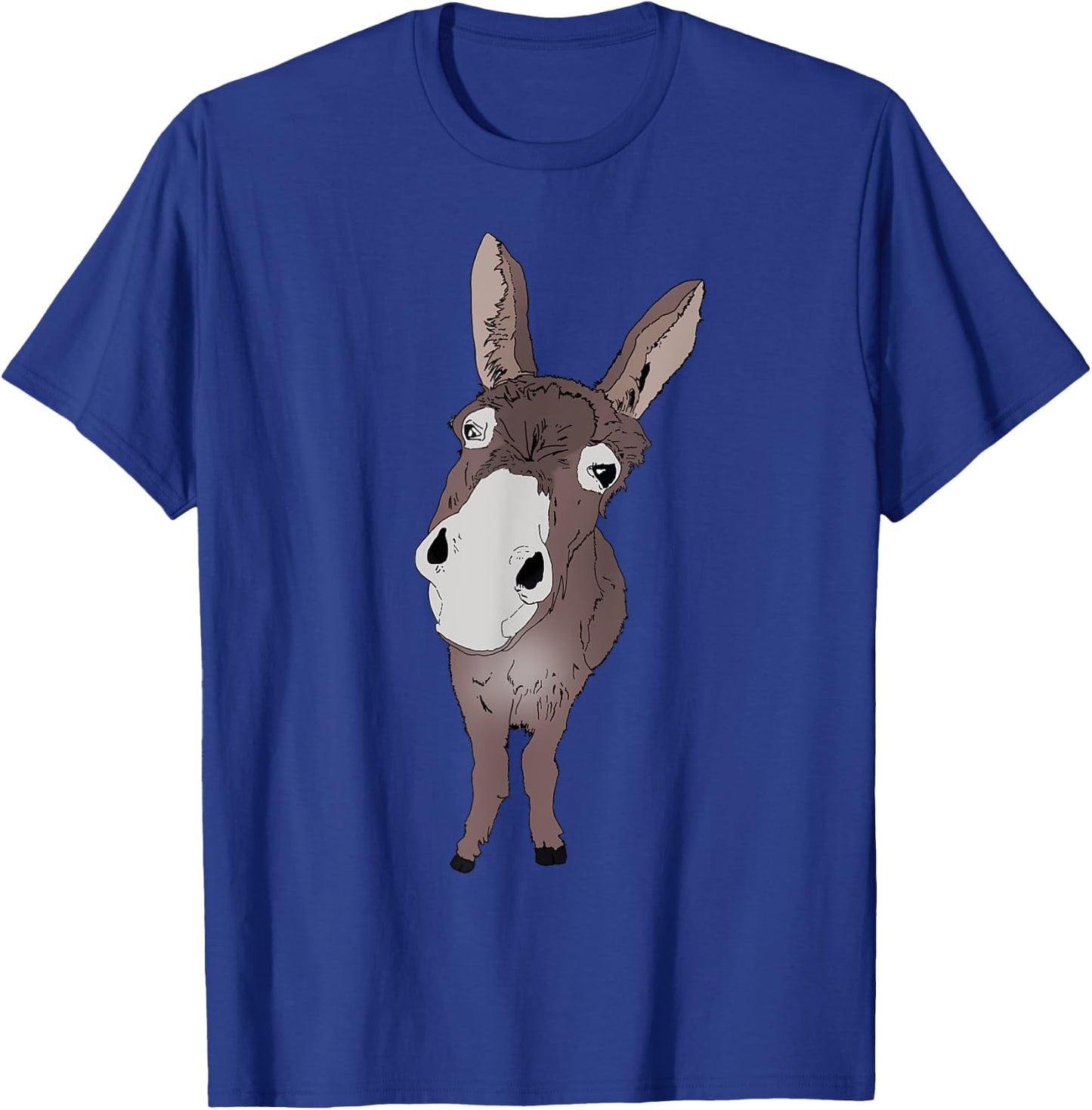 Funny looking Donkey Gift for Donkeys & Horses T-Shirt - T-Shirt | Royal
