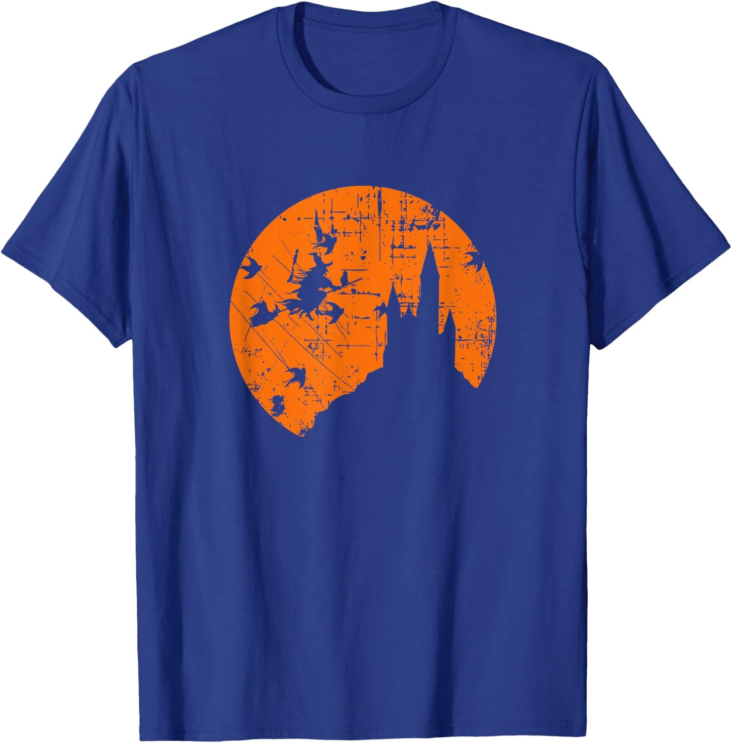Witch Moon Orange silhouette T-Shirt - T-Shirt | Royal