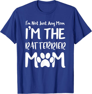 Mother's Day The Rat Terrier Mom Shirt Dog Mommy Gift T-Shirt - T-Shirt | Royal