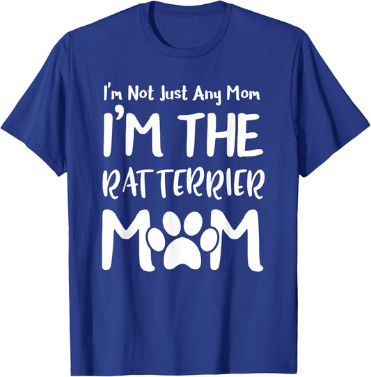 Mother's Day The Rat Terrier Mom Shirt Dog Mommy Gift T-Shirt - T-Shirt | Royal