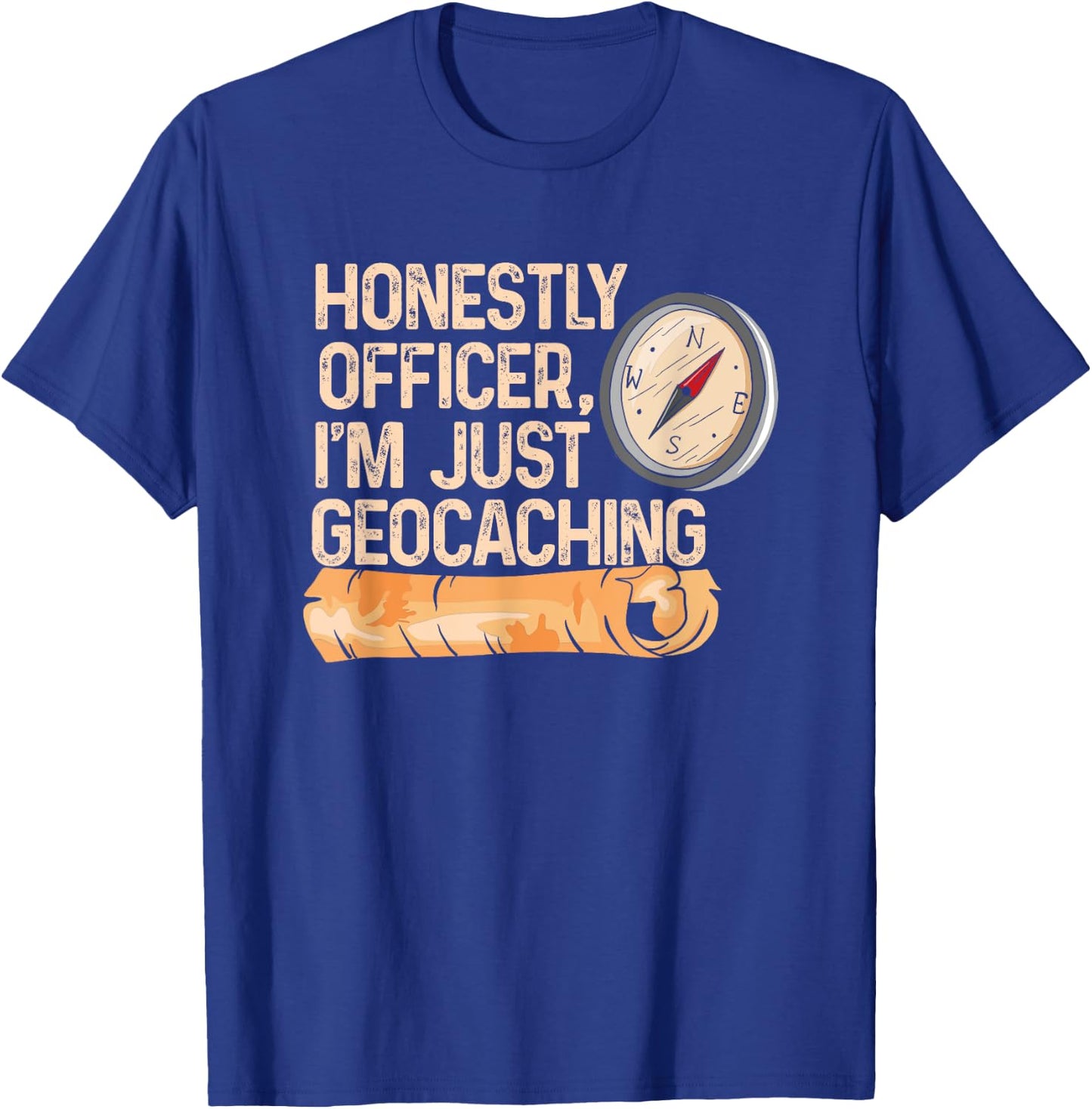 Metal Detecting for Geocacher Detectorist Geocaching T-Shirt - T-Shirt | Royal