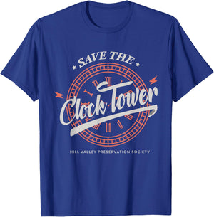 Save The Clock Tower - Movie Quote T-Shirt - T-Shirt | Royal