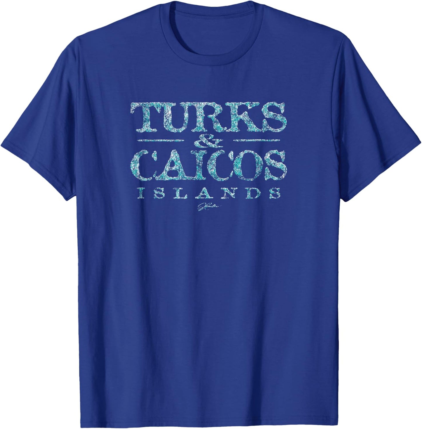 JCombs: Turks & Caicos Islands T-Shirt - T-Shirt | Royal