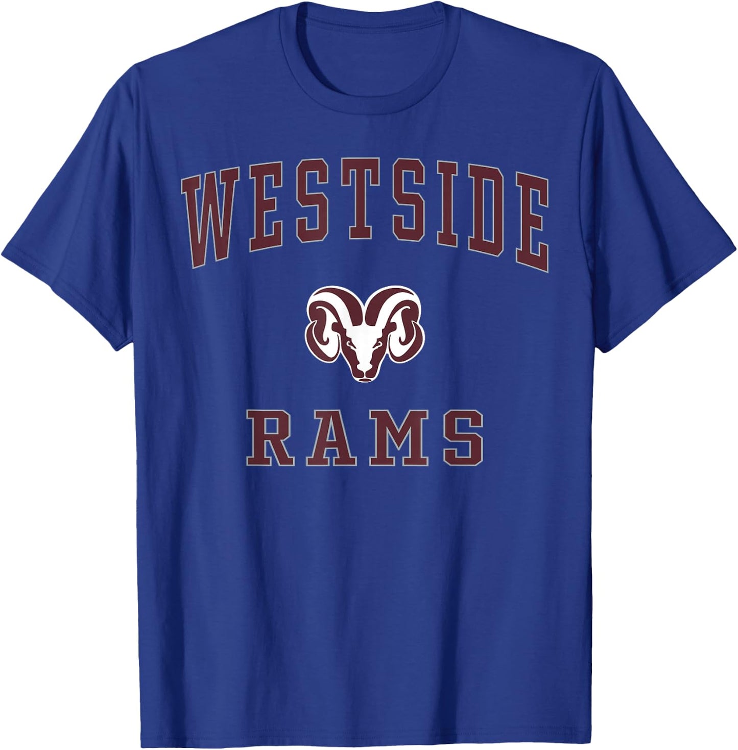 Westside High School Rams T-Shirt - T-Shirt | Royal