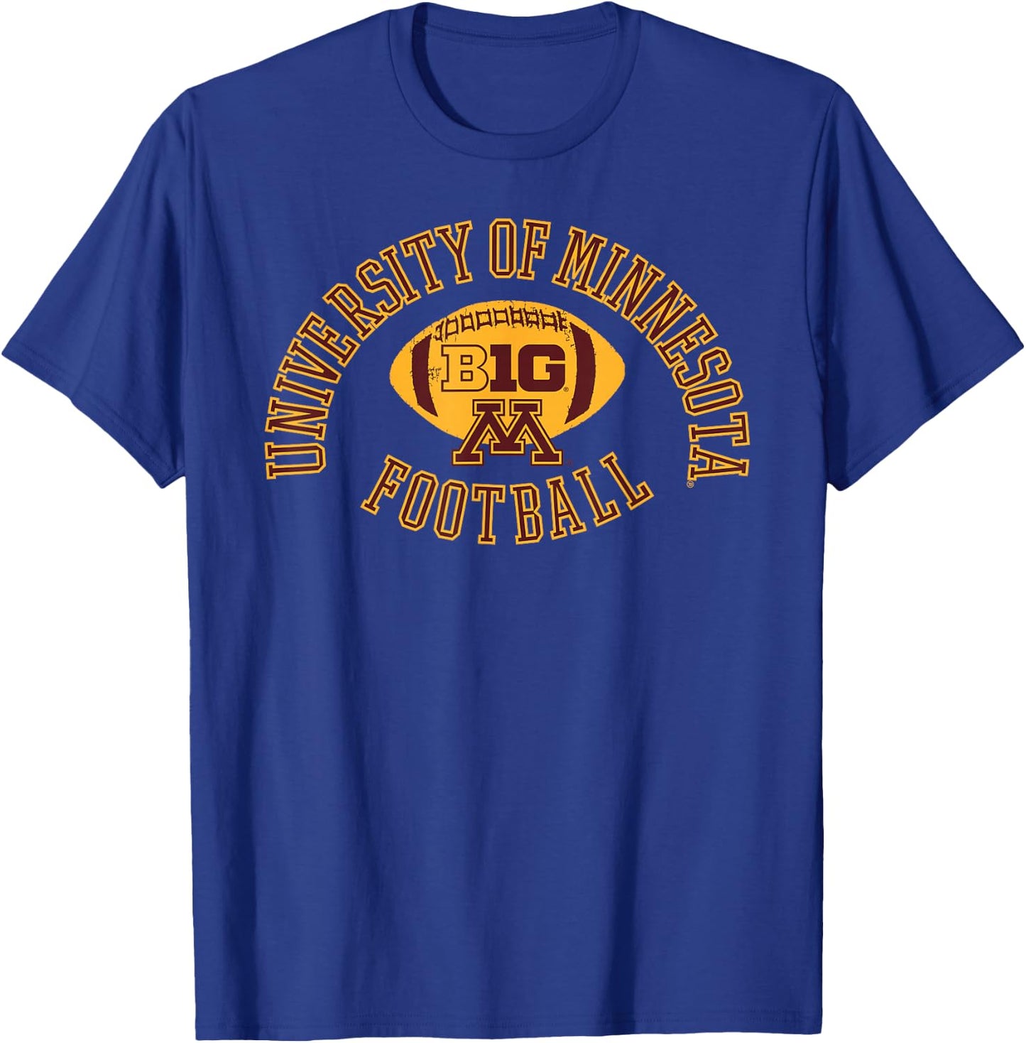 Minnesota Golden Gophers Big 10 Football Huddle T-Shirt - T-Shirt | Royal