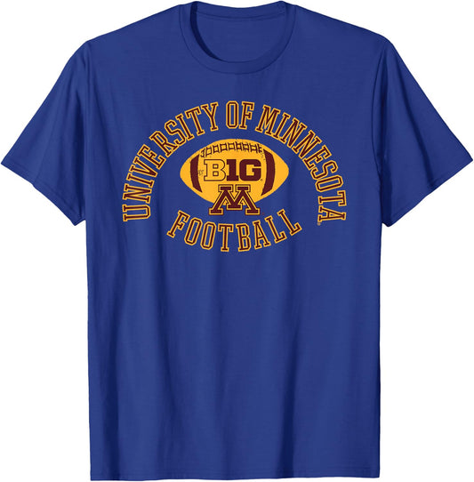 Minnesota Golden Gophers Big 10 Football Huddle T-Shirt - T-Shirt | Royal