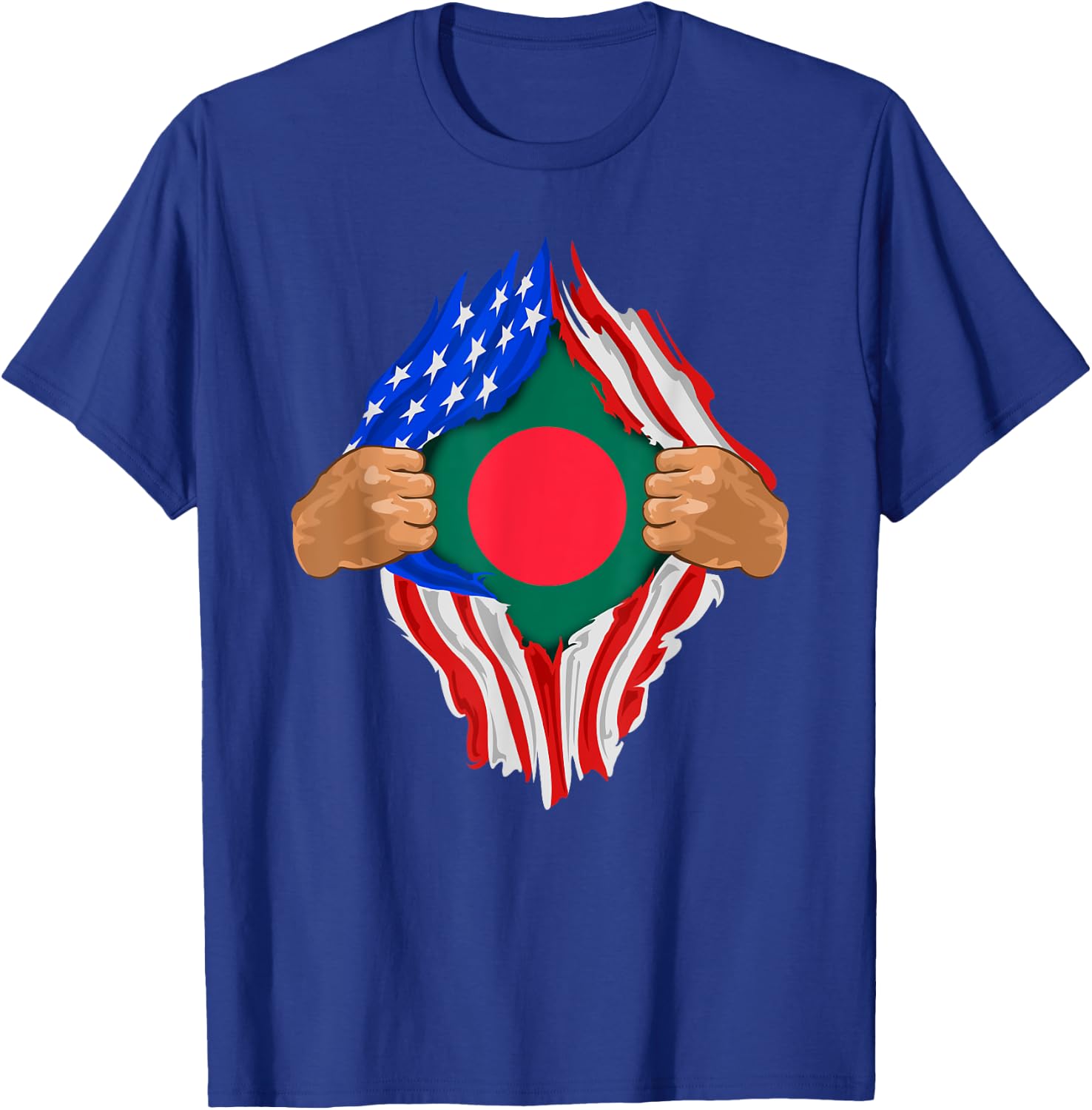 Bangladeshi Blood Inside Me | Bangladesh Flag Gift T-Shirt - T-Shirt | Royal