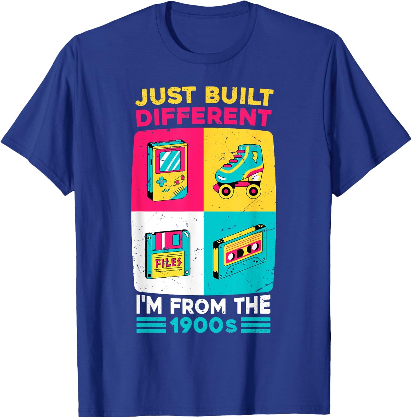 Funny Just Built Different - I'M From The 1900S Retro T-Shirt - T-Shirt | Royal