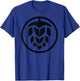 IPA Shirt / Craft Beer IPA / Hopps Hops Logo T-Shirt - T-Shirt | Royal