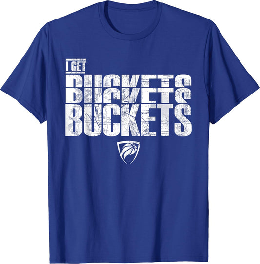 I Get Buckets Basketball T Shirt T-Shirt - T-Shirt | Royal