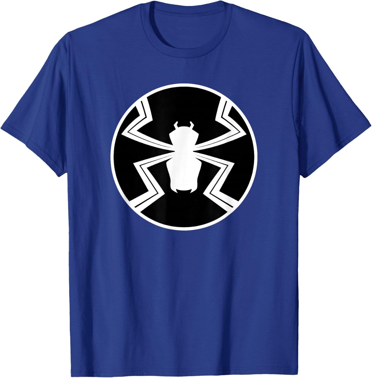 Marvel Comics Retro Classic Agent Venom White Outline Logo T-Shirt - T-Shirt | Royal