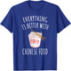 Funny Chinese Food Shirts - Black Chinese Food Christmas - Women's Medium T-Shirt - T-Shirt | Royal