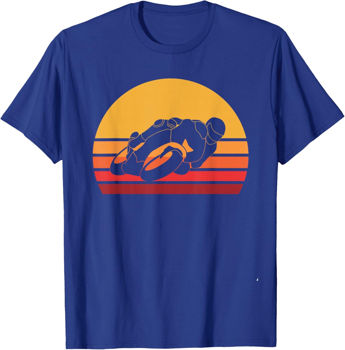 Retro Motorcycle Racing Vintage Road Racing T-Shirt - T-Shirt | Royal