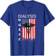 Dialysis Nursing US Flag Patriotic Nephrology Nurse Shirt Kids Men T-Shirt - T-Shirt | Royal