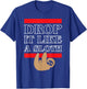 Sloth Animal: Drop it Like a Sloth Funny in Jungle T-Shirt - T-Shirt | Royal