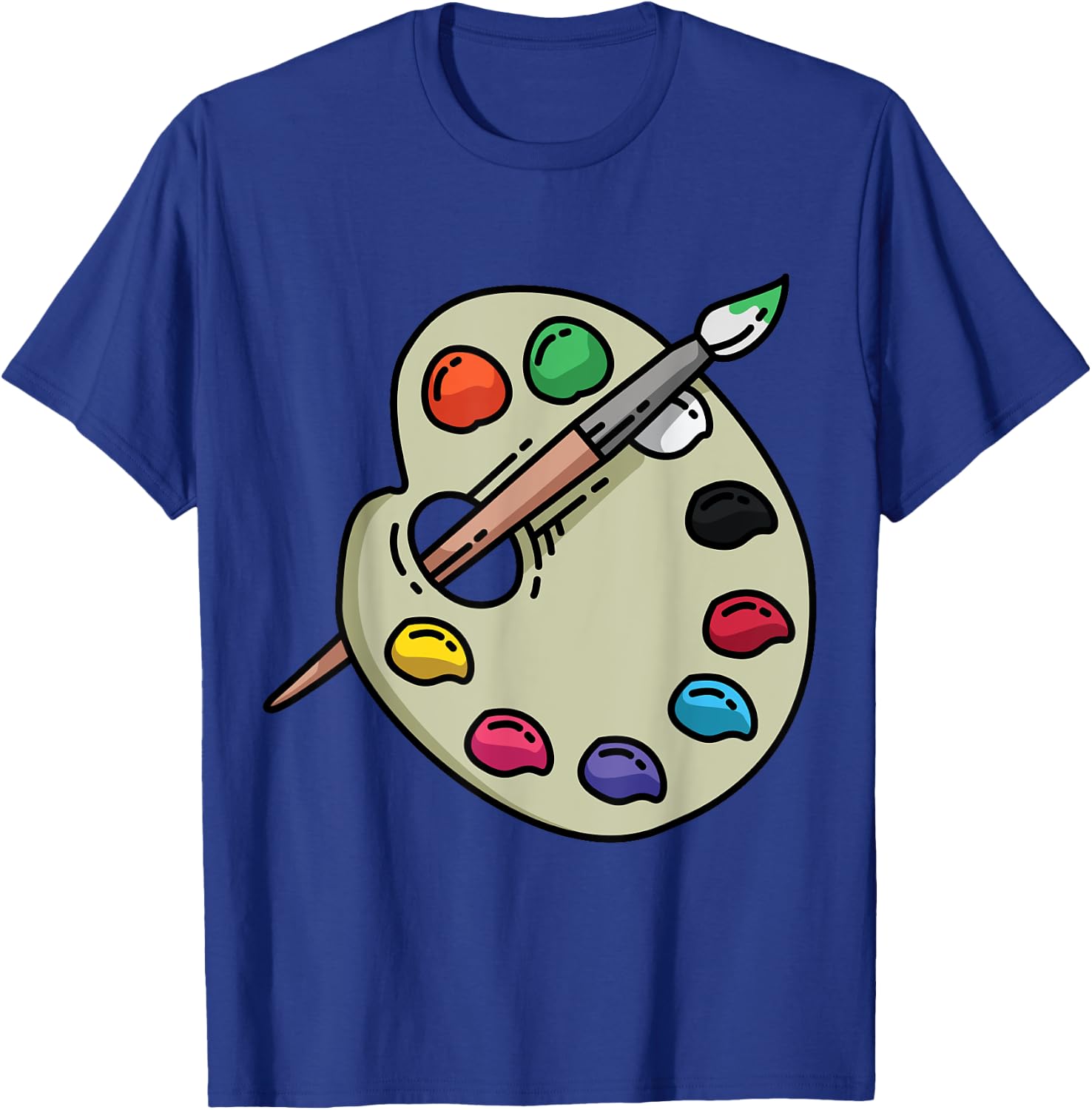Painter Art Teacher Eazy Lazy Halloween Costume Women Kids T-Shirt - T-Shirt | Royal