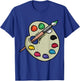 Painter Art Teacher Eazy Lazy Halloween Costume Women Kids T-Shirt - T-Shirt | Royal