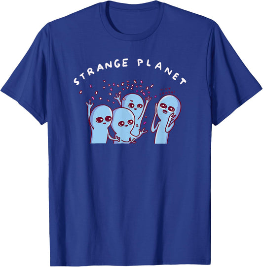 Threadless Nathan W. Pyle Strange Planet Special Graphic T-Shirt - T-Shirt | Royal